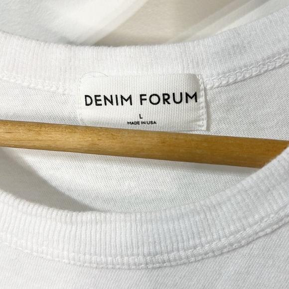 Aritzia Denim Forum The Vintage Cropped T-Shirt - Picture 5 of 8